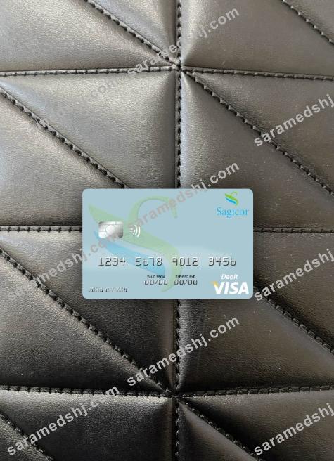 Jamaica Sagicor Bank visa debit card photolook front